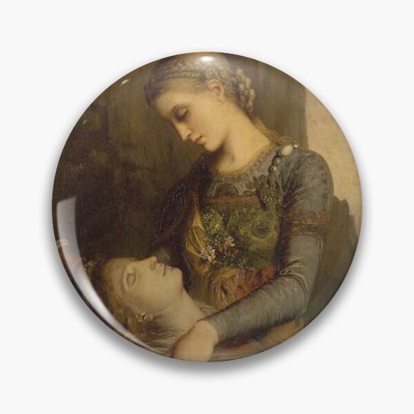Artikelvorschau, Maiden and head Vintage painting by Gustave Moreau entworfen und verkauft von Vintage Designs +.