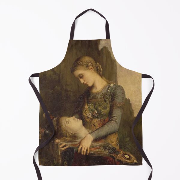 Aperçu de l'œuvre Maiden and head Vintage painting by Gustave Moreau créée et vendue par Vintage Designs +.
