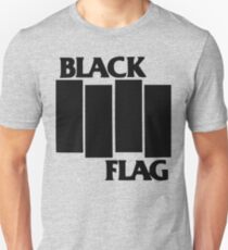 Schwarze Flagge Unisex T-Shirt