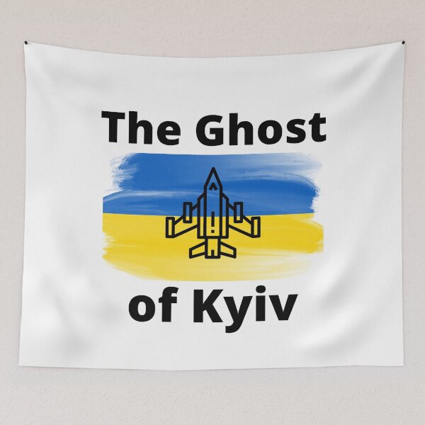 Item preview, The Ghost of Kyiv I Stand with Ukraine Puck Futin - Ukrainian Lover Support - Support Ukrainian  designed and sold by Sam Artist.