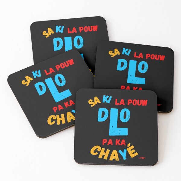 Item preview, Sa Ki La Pouw Dlo Pa Ka Chayé - Guadeloupe - Bright Text designed and sold by Apikoedesign.