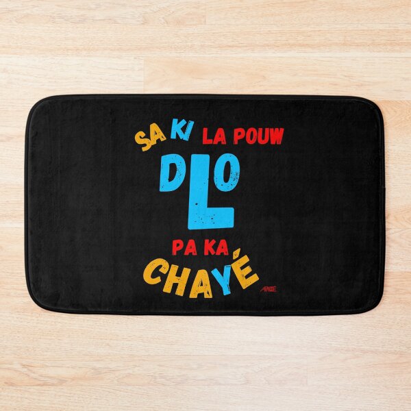 Item preview, Sa Ki La Pouw Dlo Pa Ka Chayé - Guadeloupe - Bright Text designed and sold by Apikoedesign.