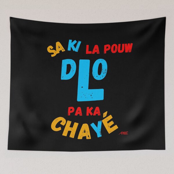 Item preview, Sa Ki La Pouw Dlo Pa Ka Chayé - Guadeloupe - Bright Text designed and sold by Apikoedesign.