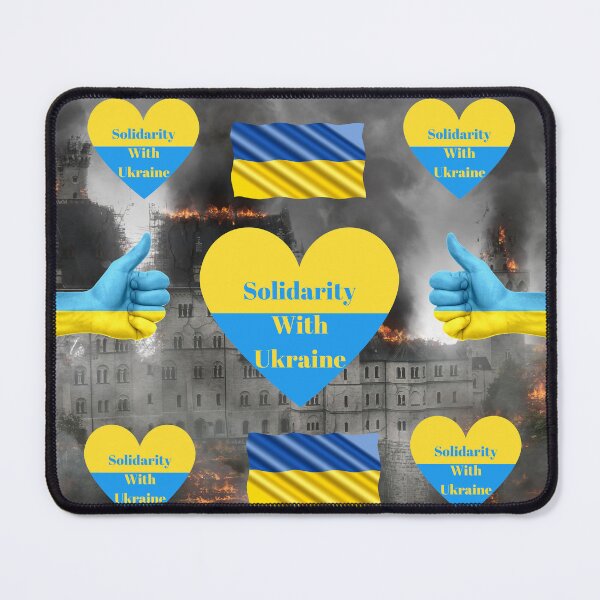 Item preview, Solidarity With Ukraine designed and sold by D/Art ⭐⭐⭐⭐⭐.