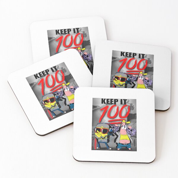 Item preview, Keep It 100 Cute Cartoon designed and sold by poolbar.