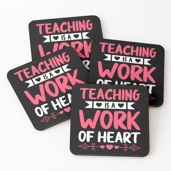Item preview, Teaching Is A Work Of Heart designed and sold by Joxxio.
