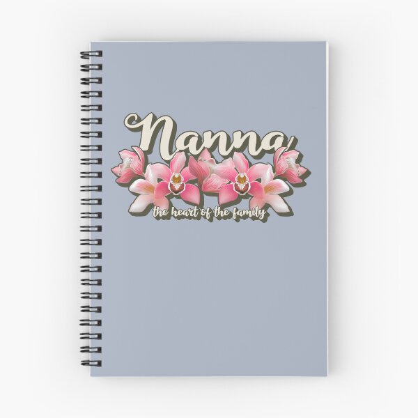 Item preview, Nanna, The Heart Of The Family, Beautiful Orchid Design For Grandmothers, Perfect For Mother's Day designed and sold by TrulyEpoque.