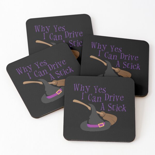 Item preview, Why Yes I Can Drive A Stick Funny Witch Broom designed and sold by Azhalltorm.
