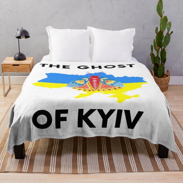 Item preview, The Ghost of Kyiv I Stand with Ukraine Puck Futin - Ukrainian Lover Support - Support Ukrainian designed and sold by Sam Artist.
