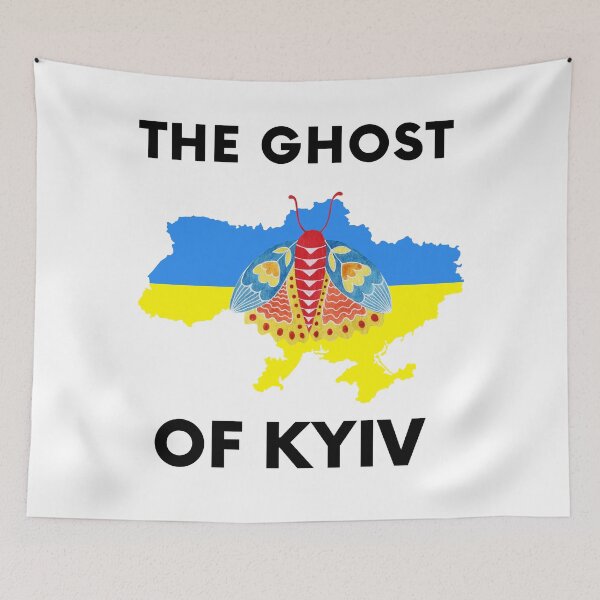 Item preview, The Ghost of Kyiv I Stand with Ukraine Puck Futin - Ukrainian Lover Support - Support Ukrainian  designed and sold by Sam Artist.