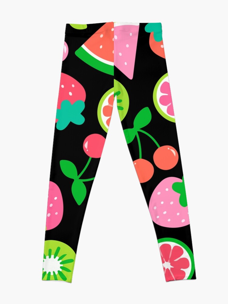 Disover Fruits Tasty Attractive Floral Leggings