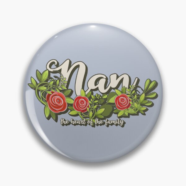 Item preview, Nan, The Heart Of The Family, Beautiful Orchid Design For Grandmothers, Perfect For Mother's Day designed and sold by TrulyEpoque.