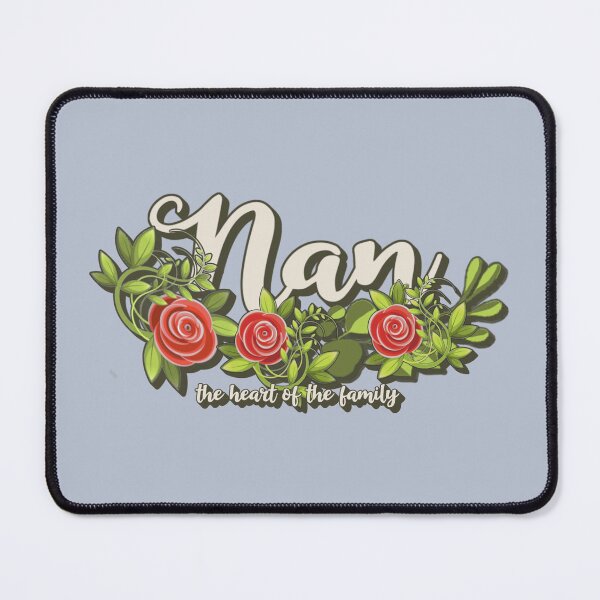Item preview, Nan, The Heart Of The Family, Beautiful Orchid Design For Grandmothers, Perfect For Mother's Day designed and sold by TrulyEpoque.
