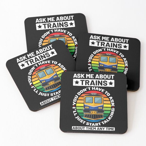 Item preview, Ask Me About Trains You Don't Have To Ask Just designed and sold by Joxxio.
