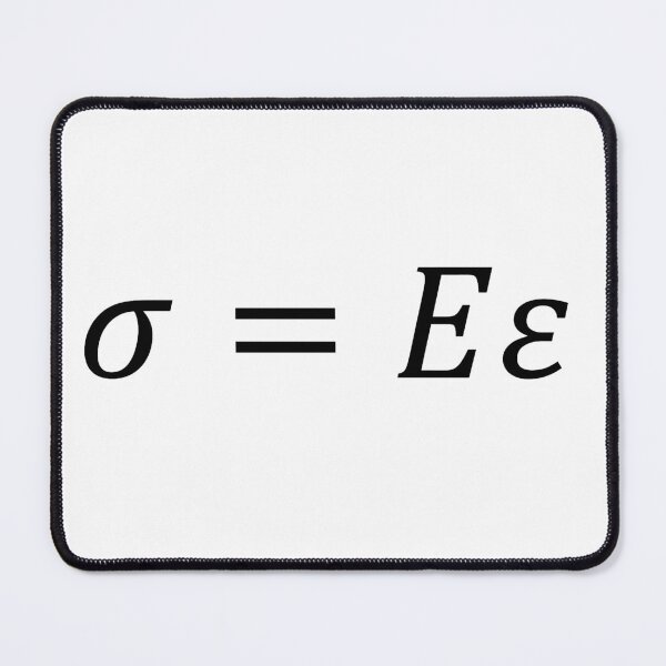 Item preview, hooke's law for linear deformation, mechanical engineering basics designed and sold by NoetherSym.