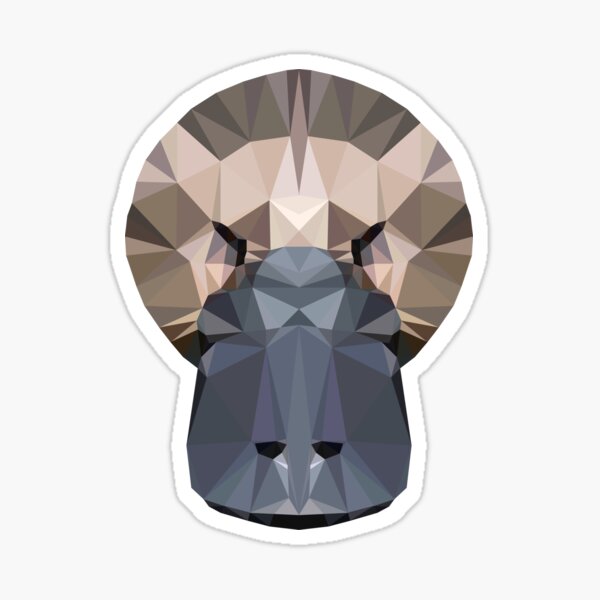 Polygon Platypus - Australia Sticker
