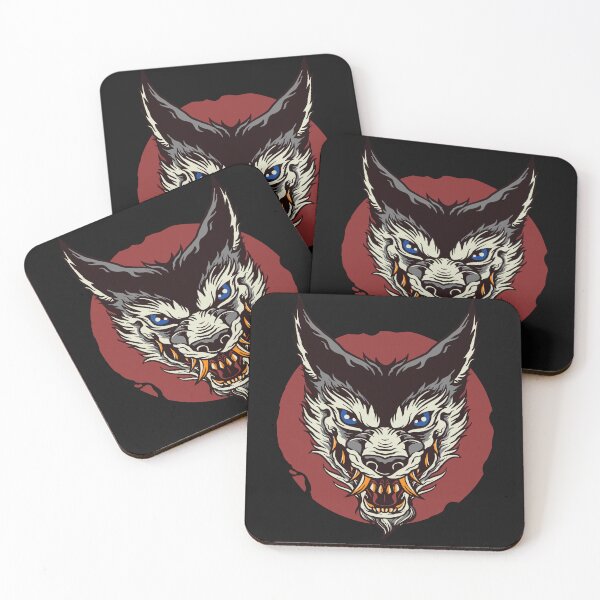 Item preview, Black Wolf With Blue Eyes designed and sold by GraphismNinja.