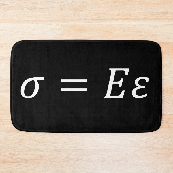 Item preview, hooke's law for linear deformation, mechanical engineering basics designed and sold by NoetherSym.