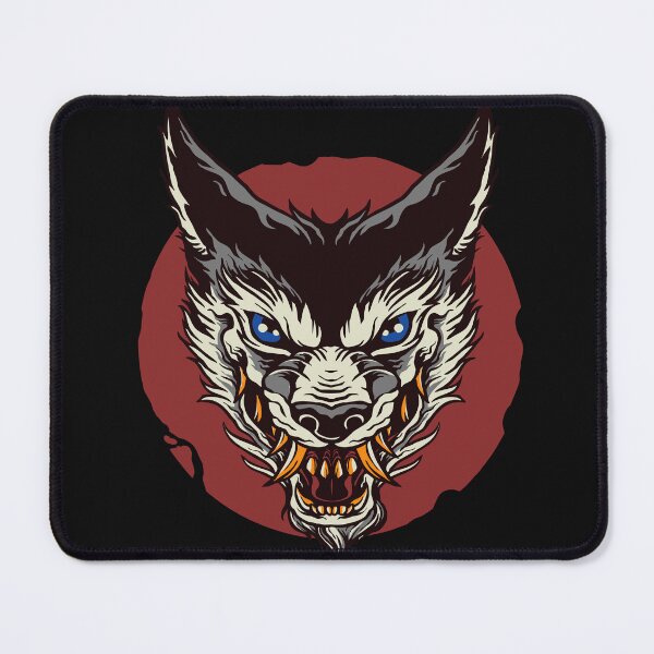 Item preview, Black Wolf With Blue Eyes designed and sold by GraphismNinja.