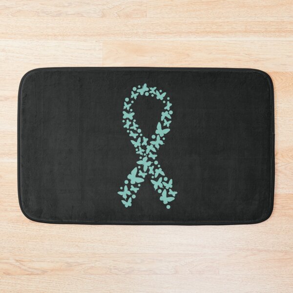 Item preview, Awareness Teal Ribbon Month Butterflies designed and sold by MJDezigns.