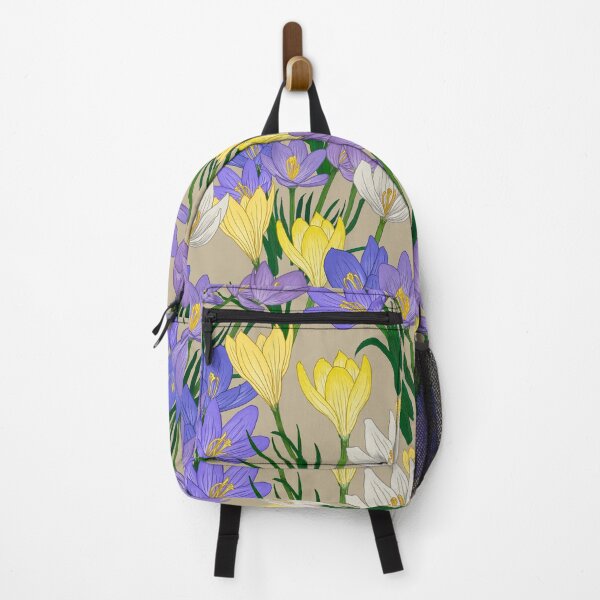 Item preview, Crocuses Purple and Yellow designed and sold by Sanna Kuusimurto.