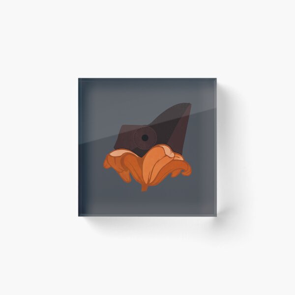 Item preview, Plague doctor flower - orange designed and sold by BRU Design.