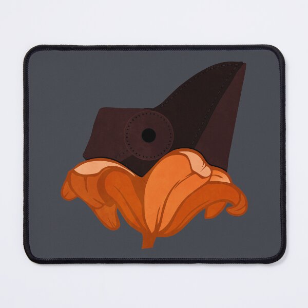 Item preview, Plague doctor flower - orange designed and sold by BRU Design.