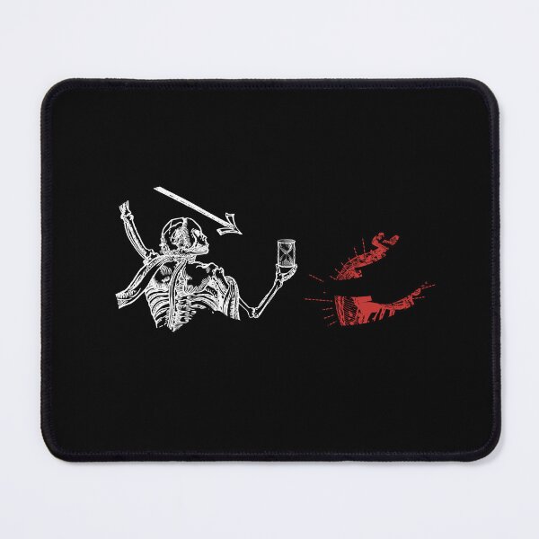 Item preview, Ink Blot Blackbeard Pirate Flag Reimagined designed and sold by Freihalt.