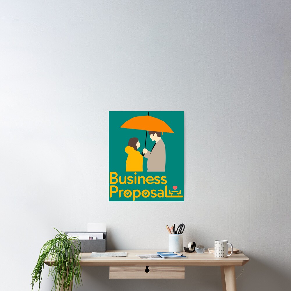 A Business Proposal Fanart Artwork Poster By Ani Pop Redbubble 5432