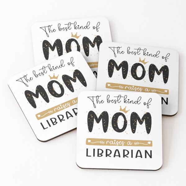Item preview, The best kind of MOM raises a Librarian Mothers Day 2022 gift idea Proud Librarian MOM designed and sold by coolteegifts.