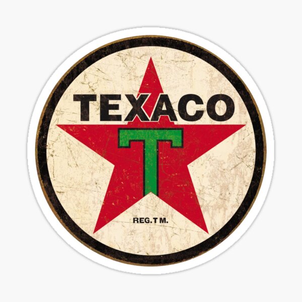 Texaco - Signe Vintage Sticker