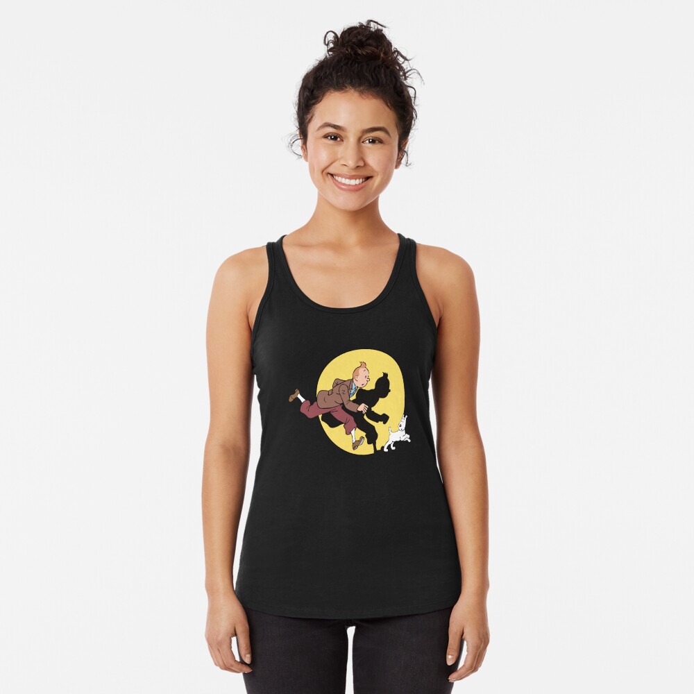 Vista previa del artículo con la obra «Camiseta con espalda nadadora», diseñado y vendido por Vonalford.