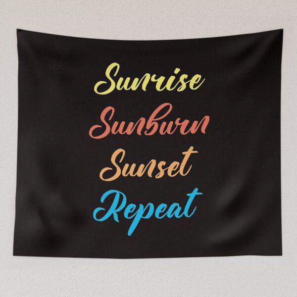 Item preview, Sunrise Sunburn Sunset Vacation Beach Traveler Island Ocean designed and sold by TomGiantDesigns.