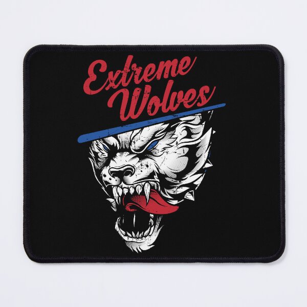 Item preview, Extreme Black Wolf With Blue Eyes designed and sold by GraphismNinja.
