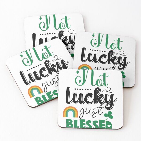 Item preview, Not Lucky Just Blessed designed and sold by Yakuzads.