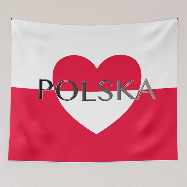 Item preview, National Flag of Poland - Polska - Rzeczpospolita Polska - High Quality Image designed and sold by Picturestation.