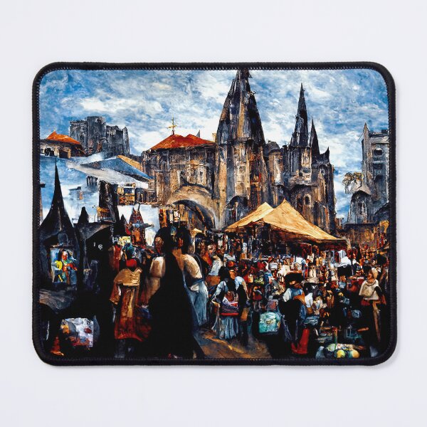 Item preview, Medieval Fantasy Town designed and sold by AM FineArtPrints.