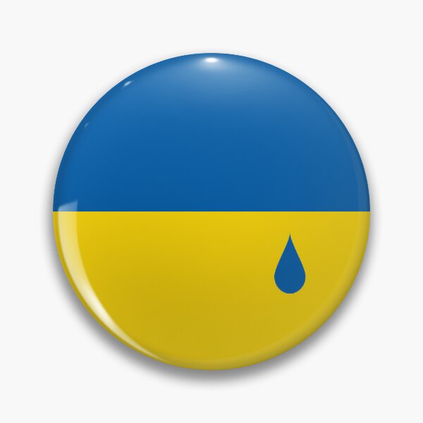 10 Stück Ukraine Flagge Knopfabzeichen Ukrainische Flaggenabzeichen Buttons mit der Ukrainischen Flagge Ukrainische Flaggenknöpfe Button Badge Pin Anstecker Runde Brustnadeln Brosche Stil A