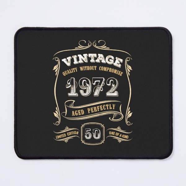 Item preview, 50th Birthday Gift Gold Vintage 1972 Aged Perfectly Essential T-Shirt designed and sold by BrandonBolton.