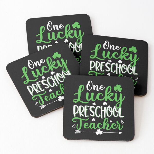 Item preview, One Lucky Preschool Teacher St. Patricks Day Irish designed and sold by Sara-Quinn.