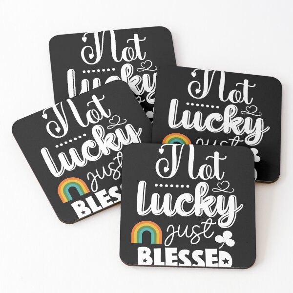Item preview, Not Lucky Just Blessed designed and sold by Yakuzads.