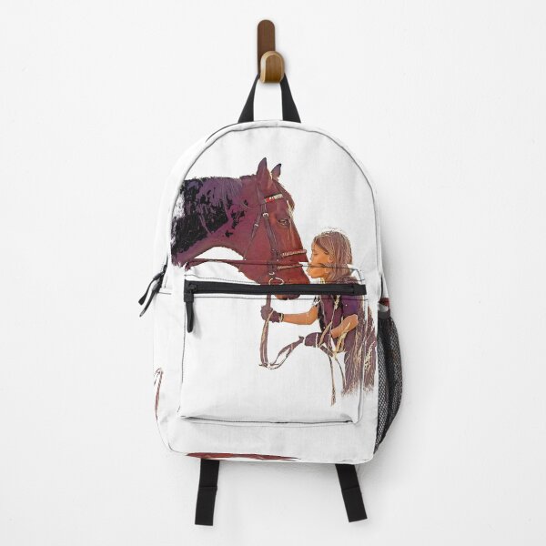 Item preview, Girl Kissing Horse Sticker designed and sold by ibuddy.