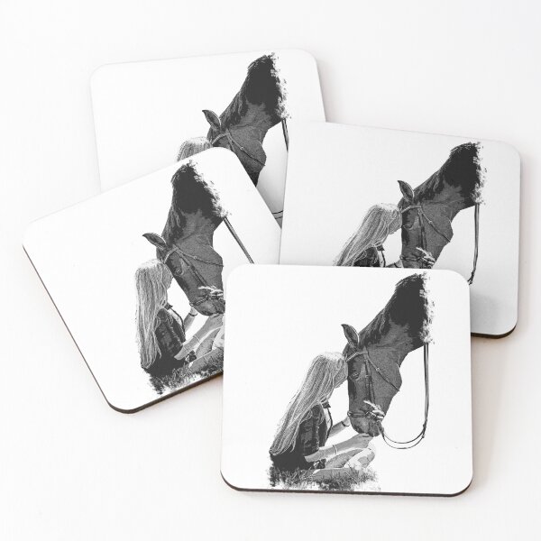 Item preview, Girl Kissing Horse Tshirt designed and sold by ibuddy.