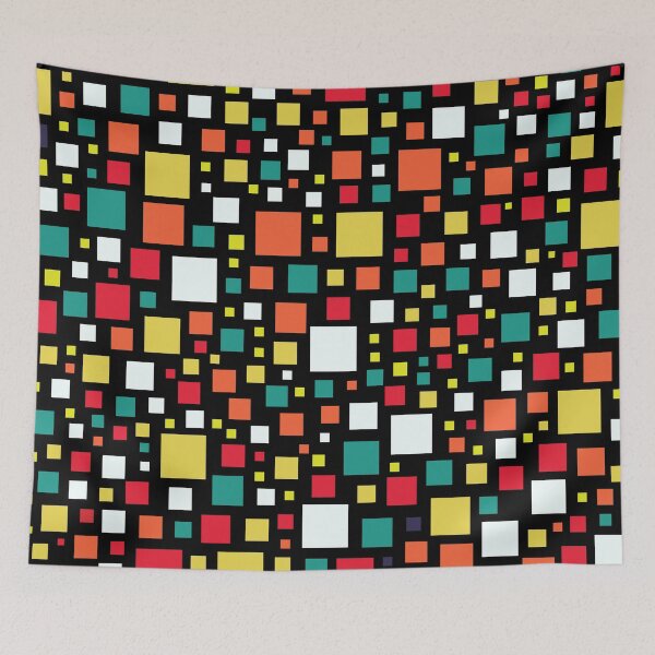 Item preview, Colorful Square Pattern designed and sold by TheCosmoWest.