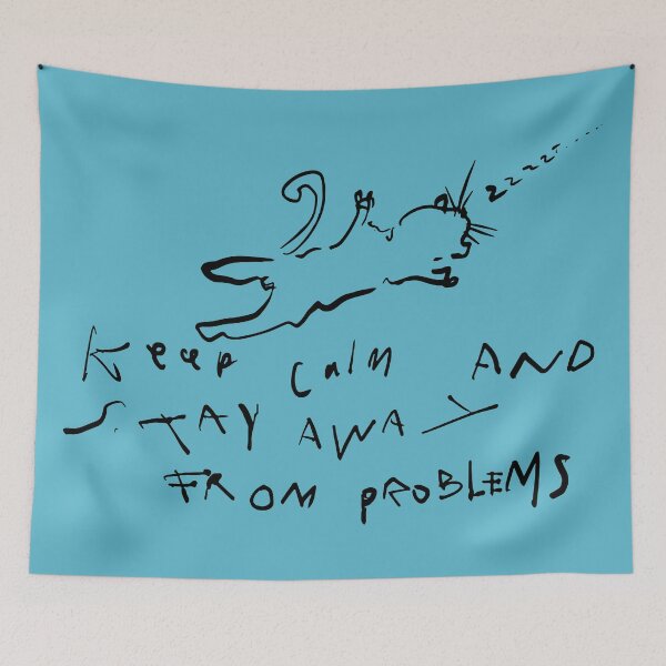 Item preview, Keep calm and stay away from problems  designed and sold by Cat cut cop.