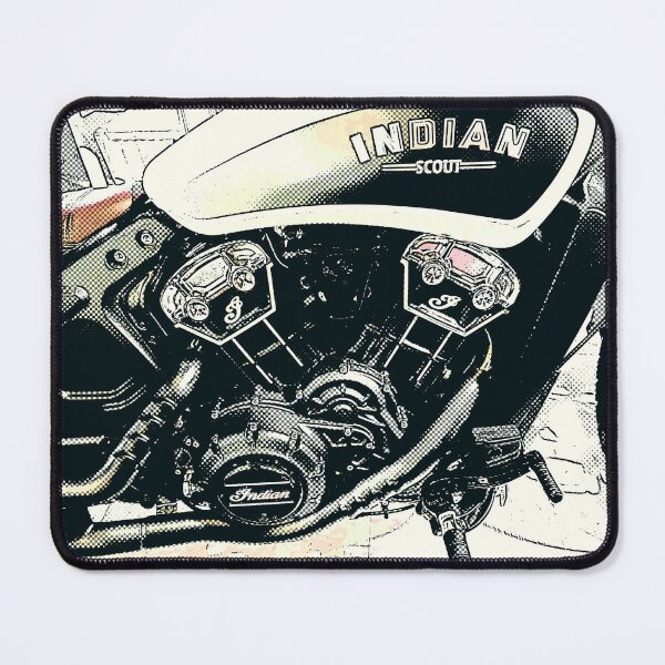 Item preview, Striking image of Indian Scout gets half-toned designed and sold by ClownFishArts.