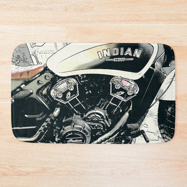 Item preview, Striking image of Indian Scout gets half-toned designed and sold by ClownFishArts.
