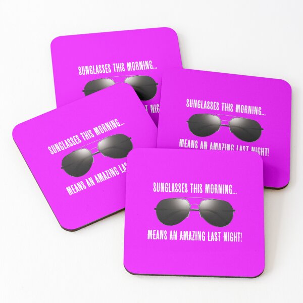 Item preview, Sunglasses This Morning! (on Fuchsia) designed and sold by PawsitiveMum.