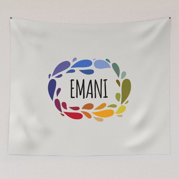Item preview, Emani Name Cute Colorful Gift Named Emani designed and sold by kindxinn.