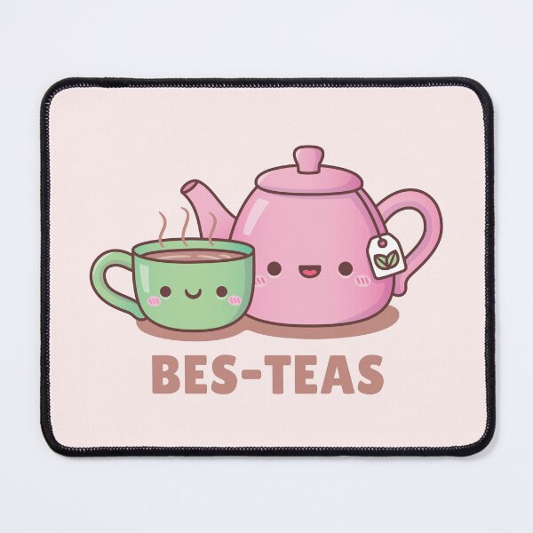 Item preview, Cute Teacup and Teapot Bes Teas Besties designed and sold by rustydoodle.